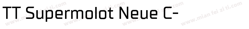 TT Supermolot Neue C字体转换
